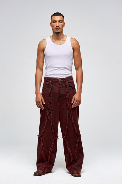 パンツ THEREDTHREAD S V-shape denim 1 THEREDTHREAD / ザレッドスレッド】S V-shape denim 1