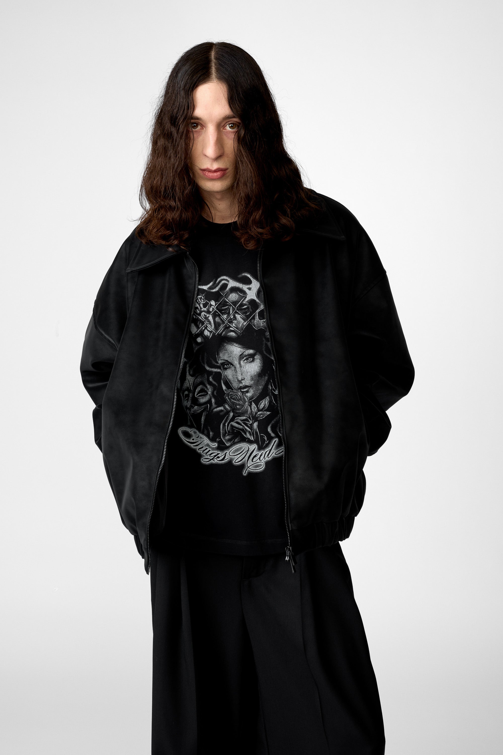 ジャケット・アウター WERTHY ECO LEATHER JACKET Valpo Eco Leather Jacket – 1313 Selah