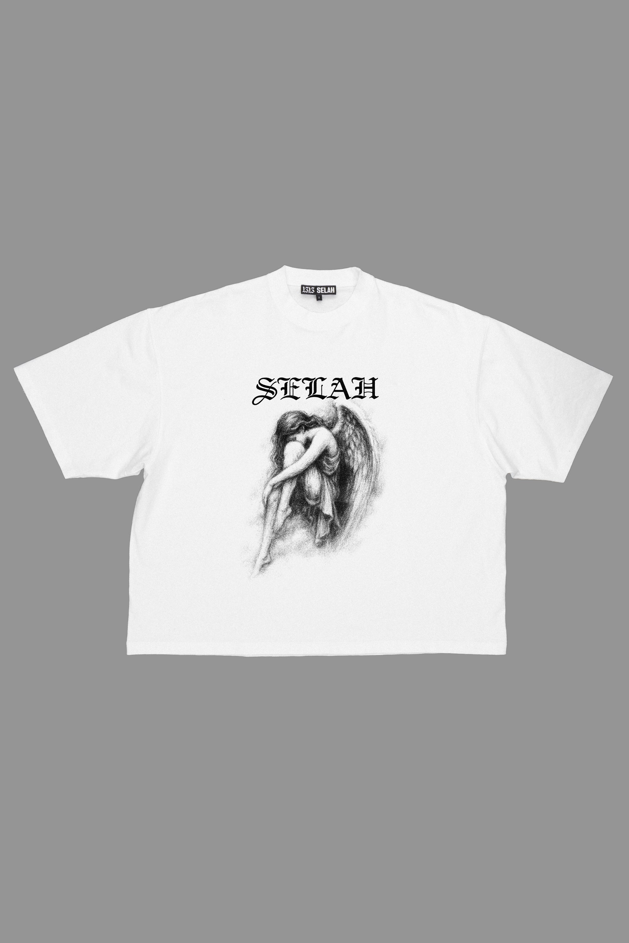 KIRARI Rokusan Angel Tシャツ Angel Rosario Oversized Tee – 1313 Selah