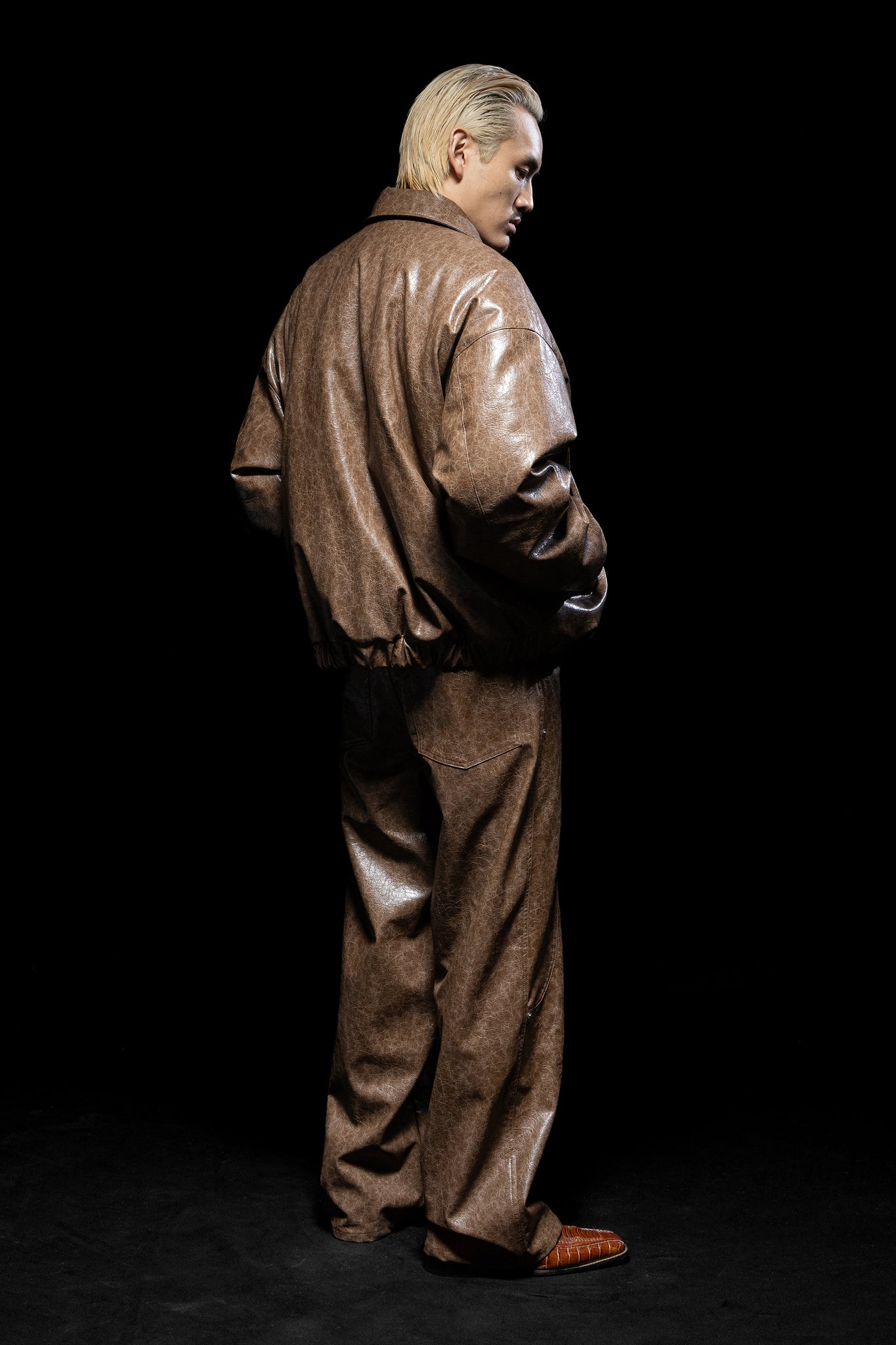 VALPO FAUX LEATHER JACKET
