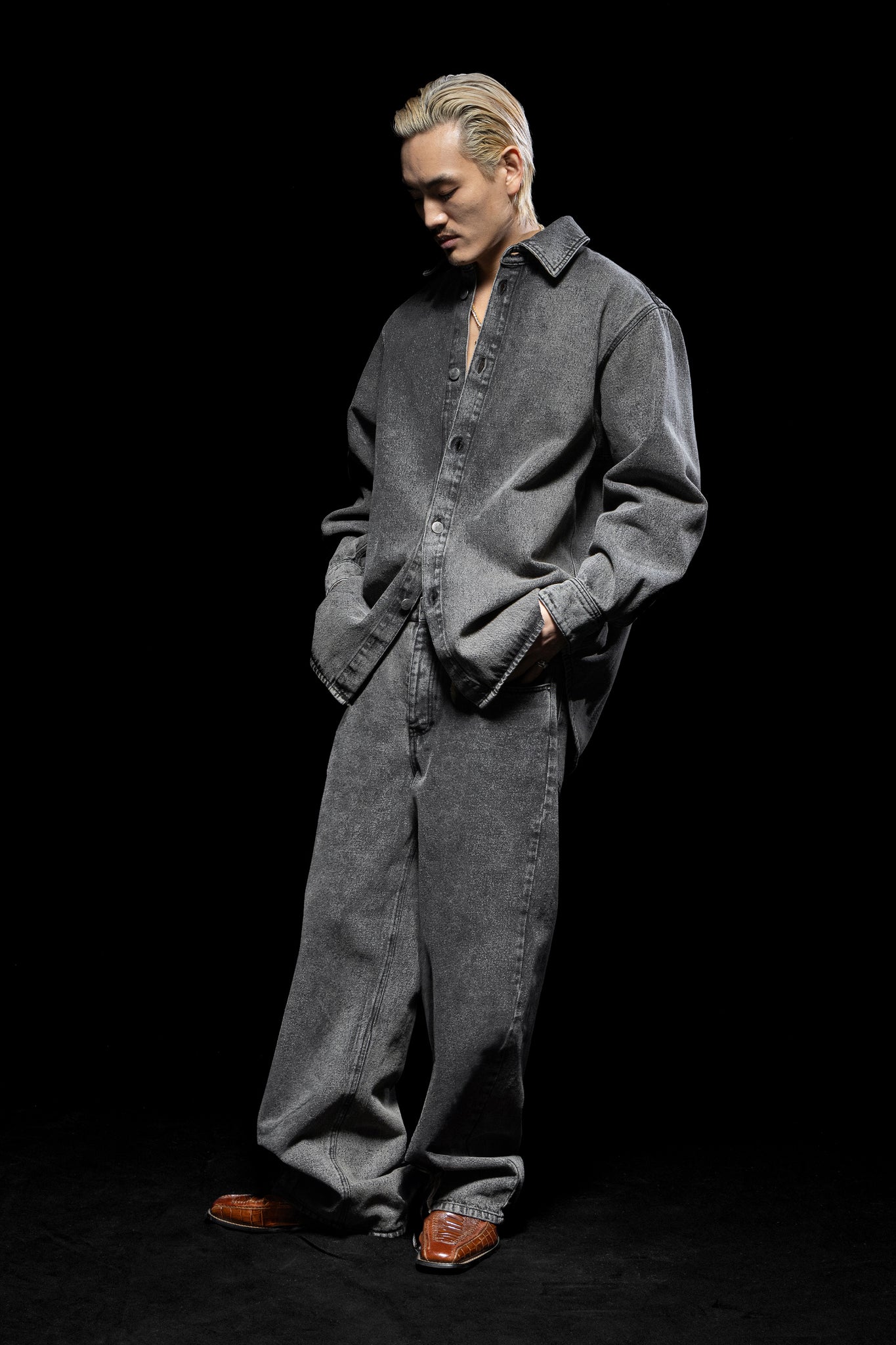 SEBA DENIM PANTS GREY WASH