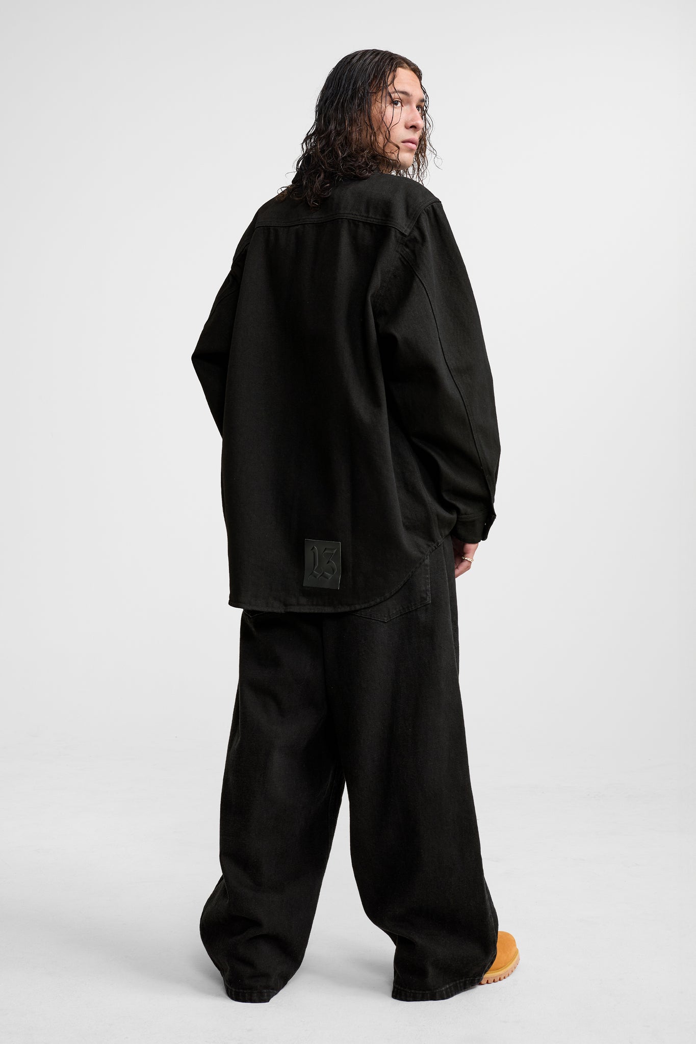 DENIM OVERSHIRT BLACK