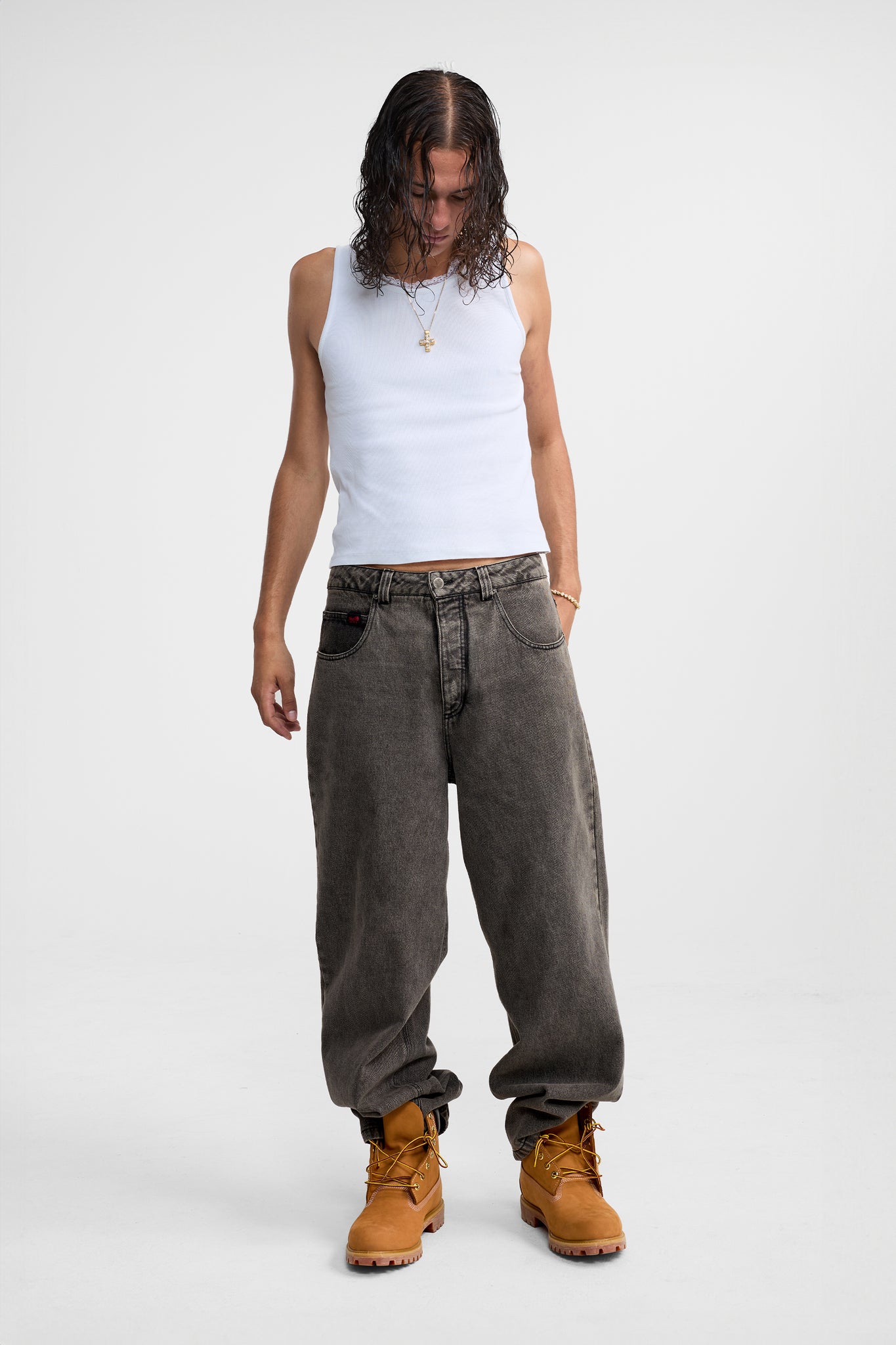 SEBA DENIM PANTS GREY WASH