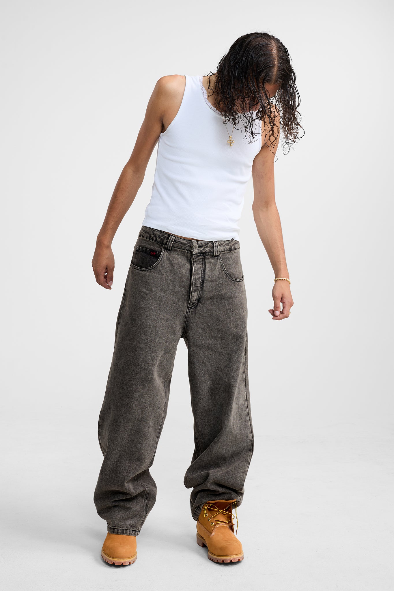 SEBA DENIM PANTS GREY WASH