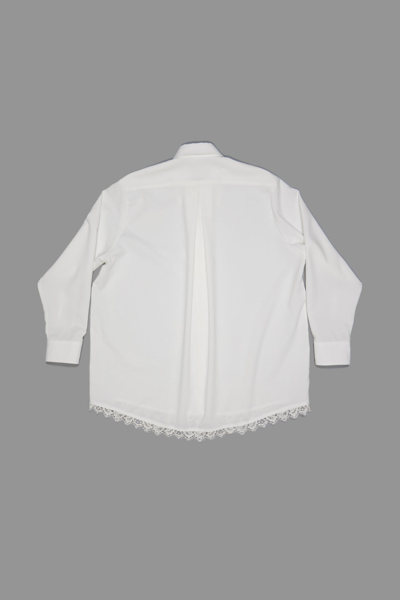 LACE SHIRT WHITE (MADE TO ORDER)