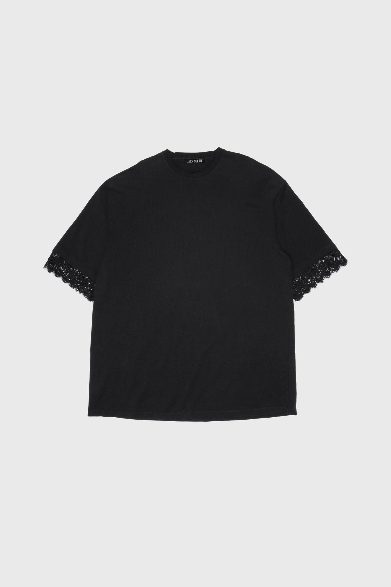 MASSIVO LACE TEE BLACK (MADE -TO-ORDER)